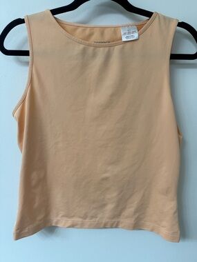 Danskin Sleeveless Peach Tank Top Women Size Large